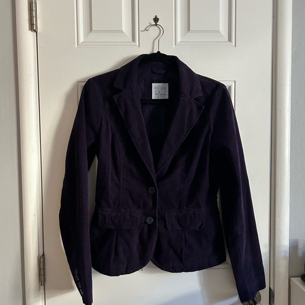 H&M purple corduroy blazer
